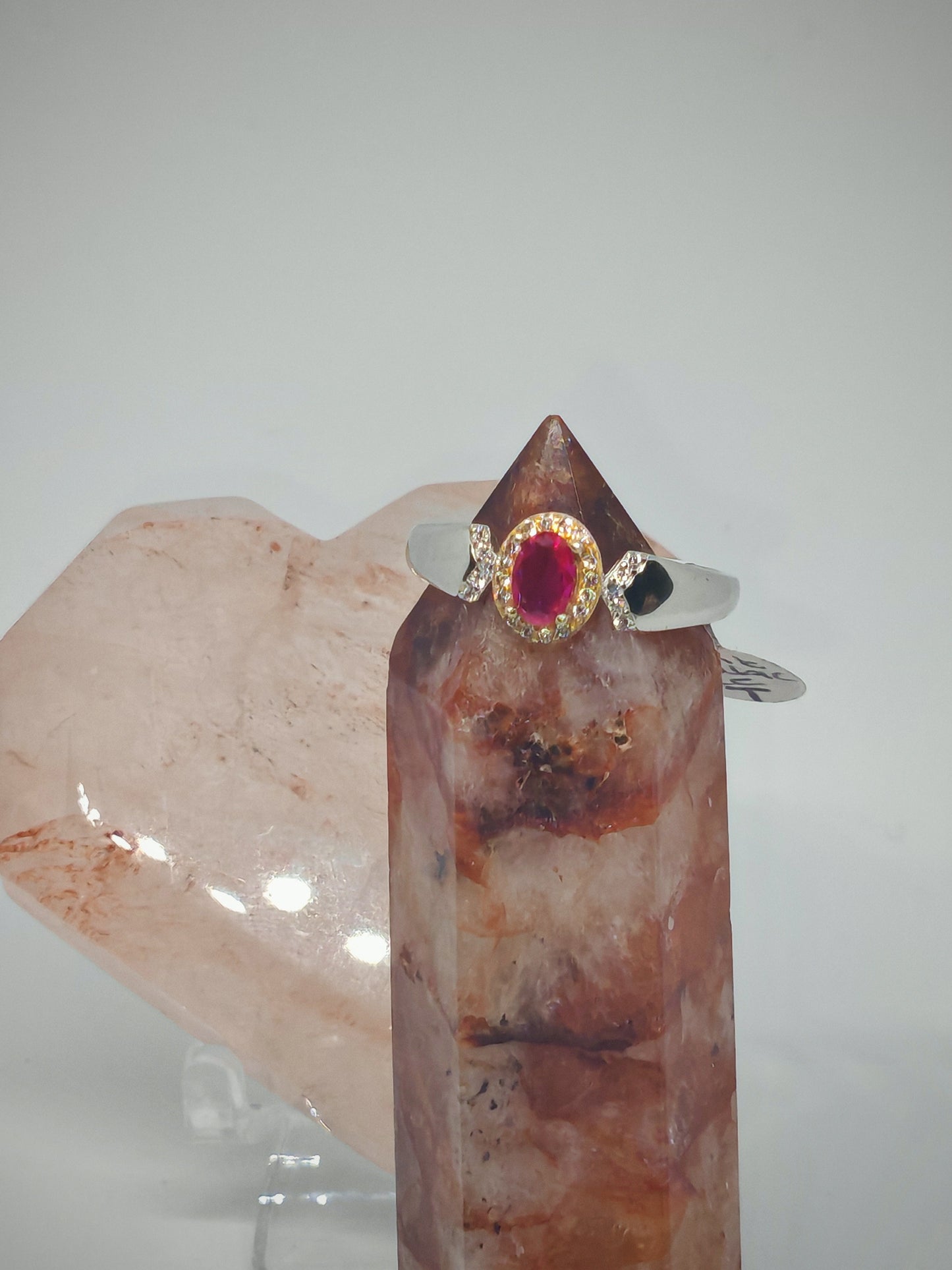 Red Gold and Bling - Red Ruby - Adjustable up to a T