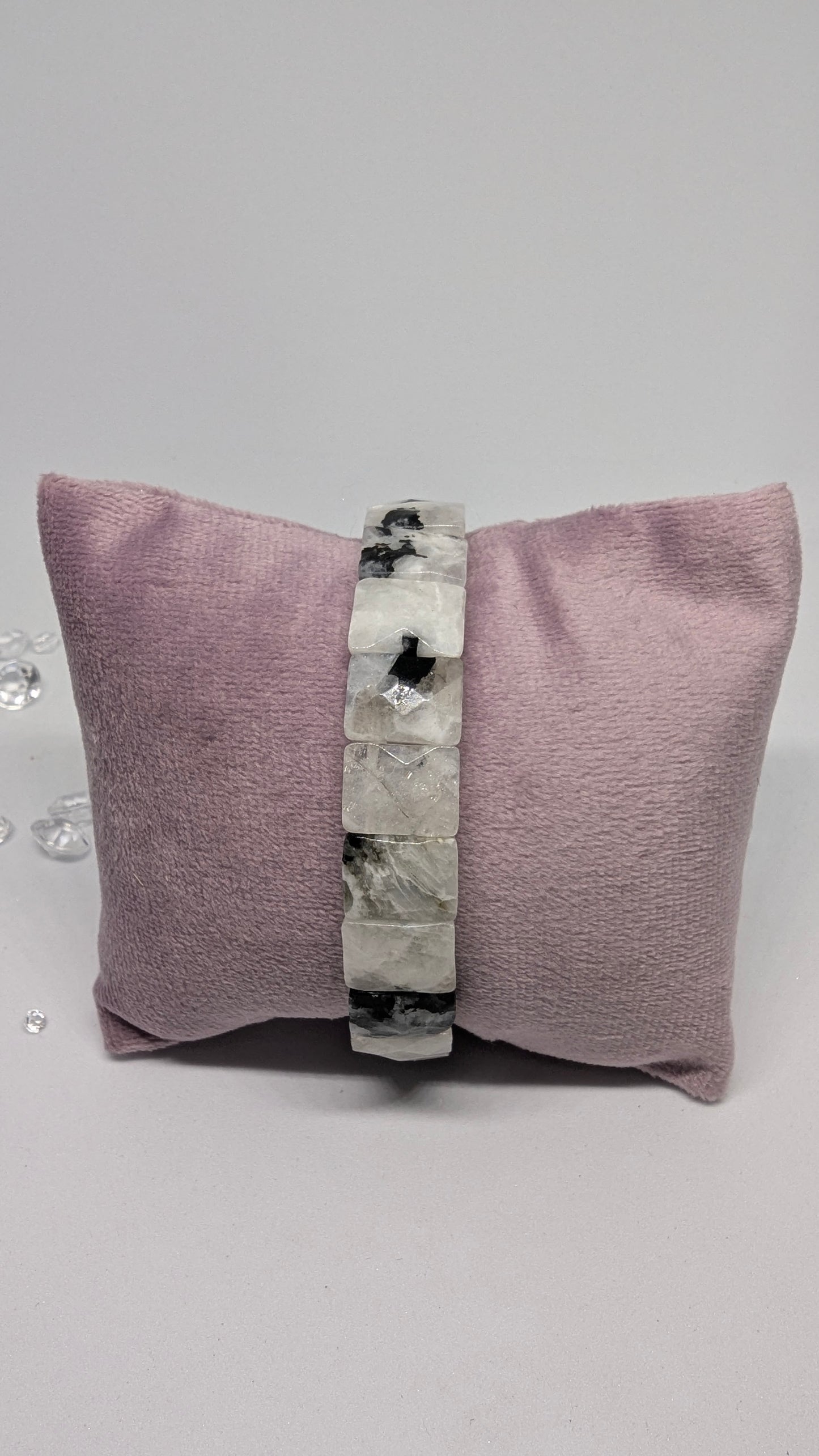 Moonstone Marble - Beautiful Statement Bracelet - 17cm