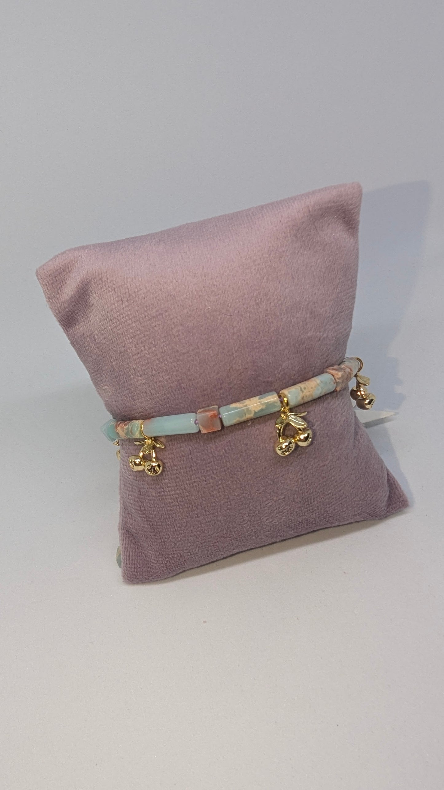 Shoushan Jasper & Cherries