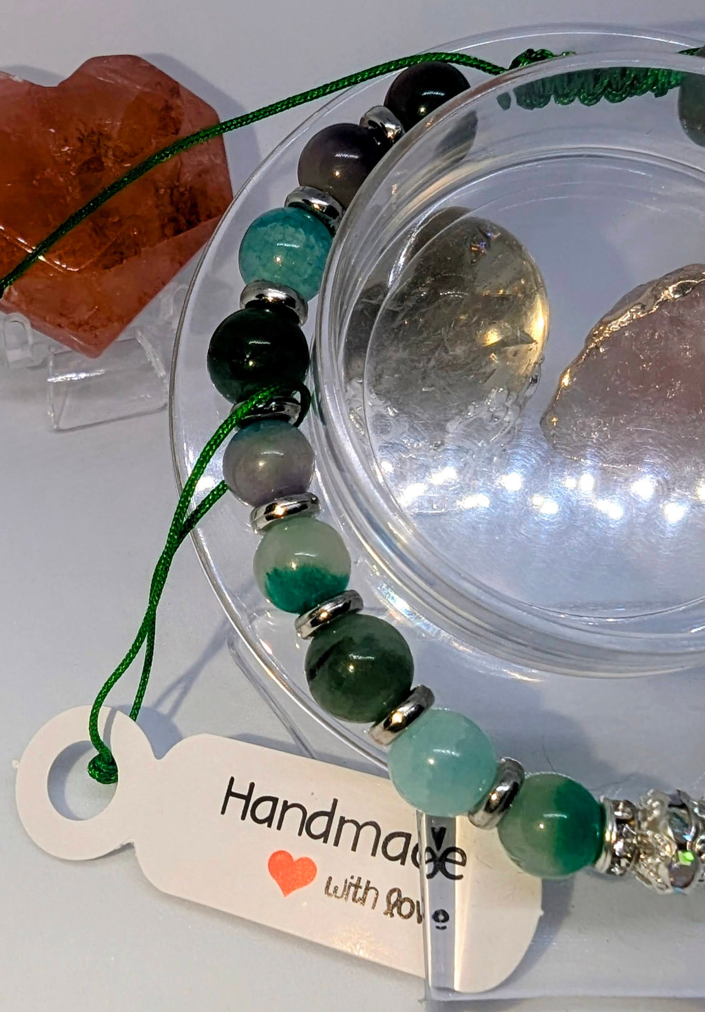 Mixed Agate - Handmade Adjustable Bracelet