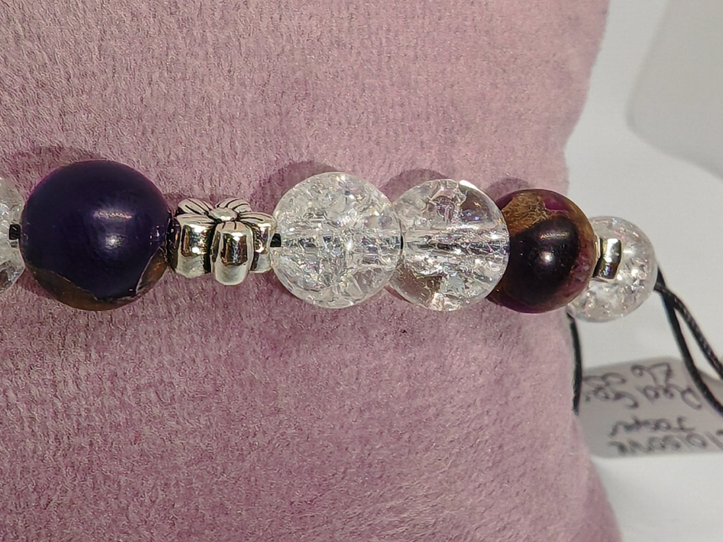 Cracked Cloisonne - Handmade Adjustable Bracelet