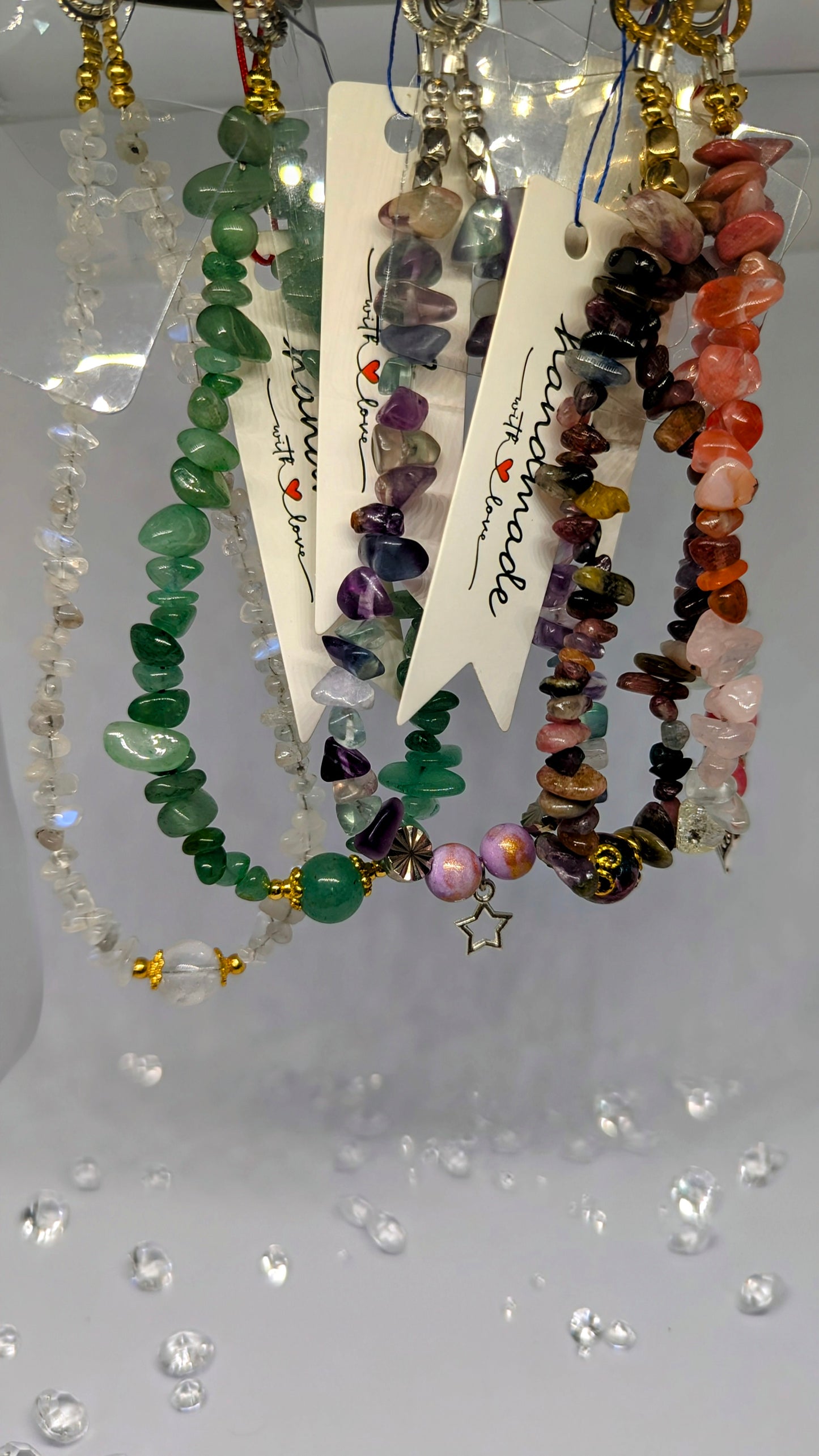 Moonstone Phone charm Wristlet