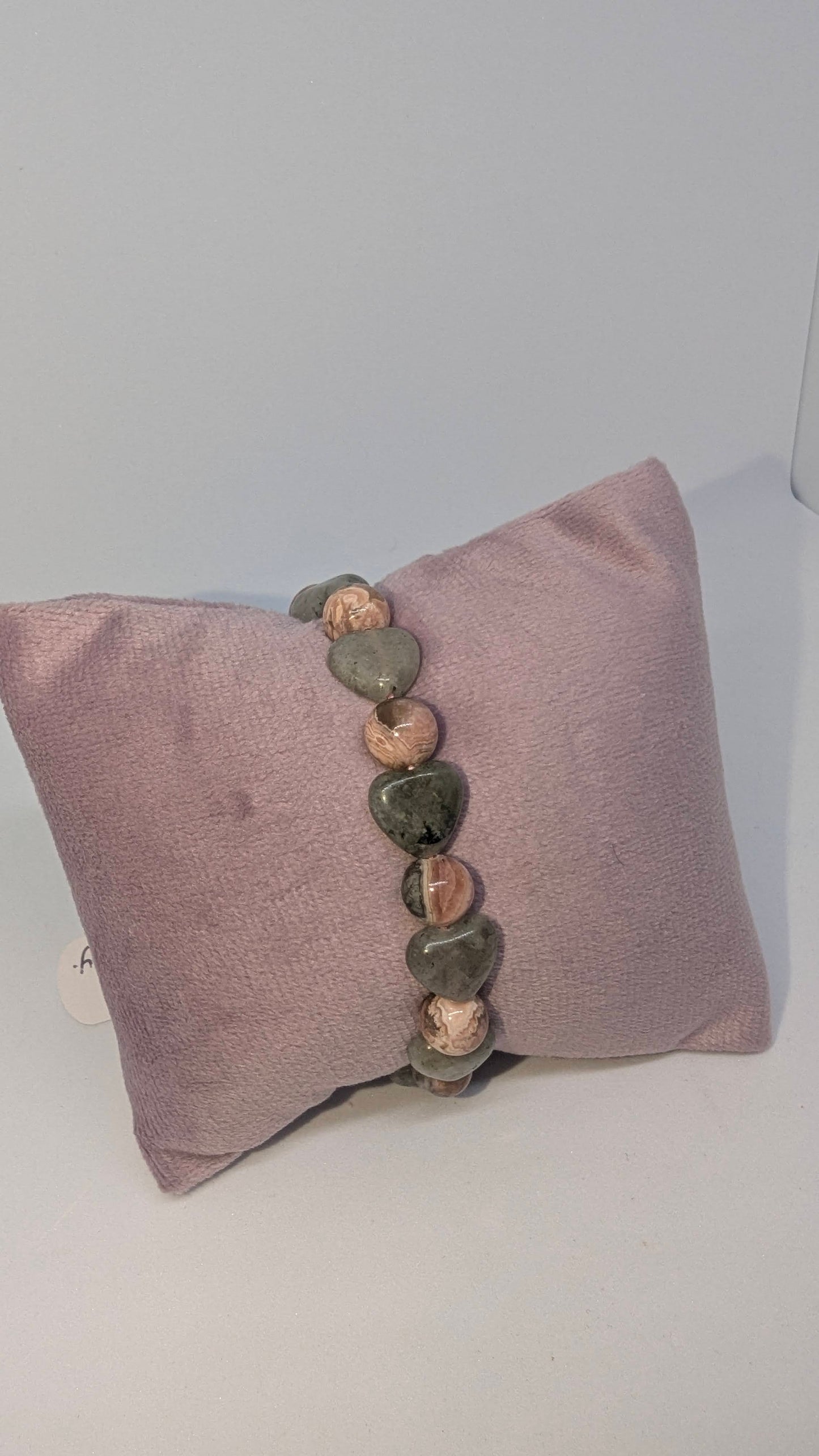 Labradorite Hearts & Pink Chaloncy