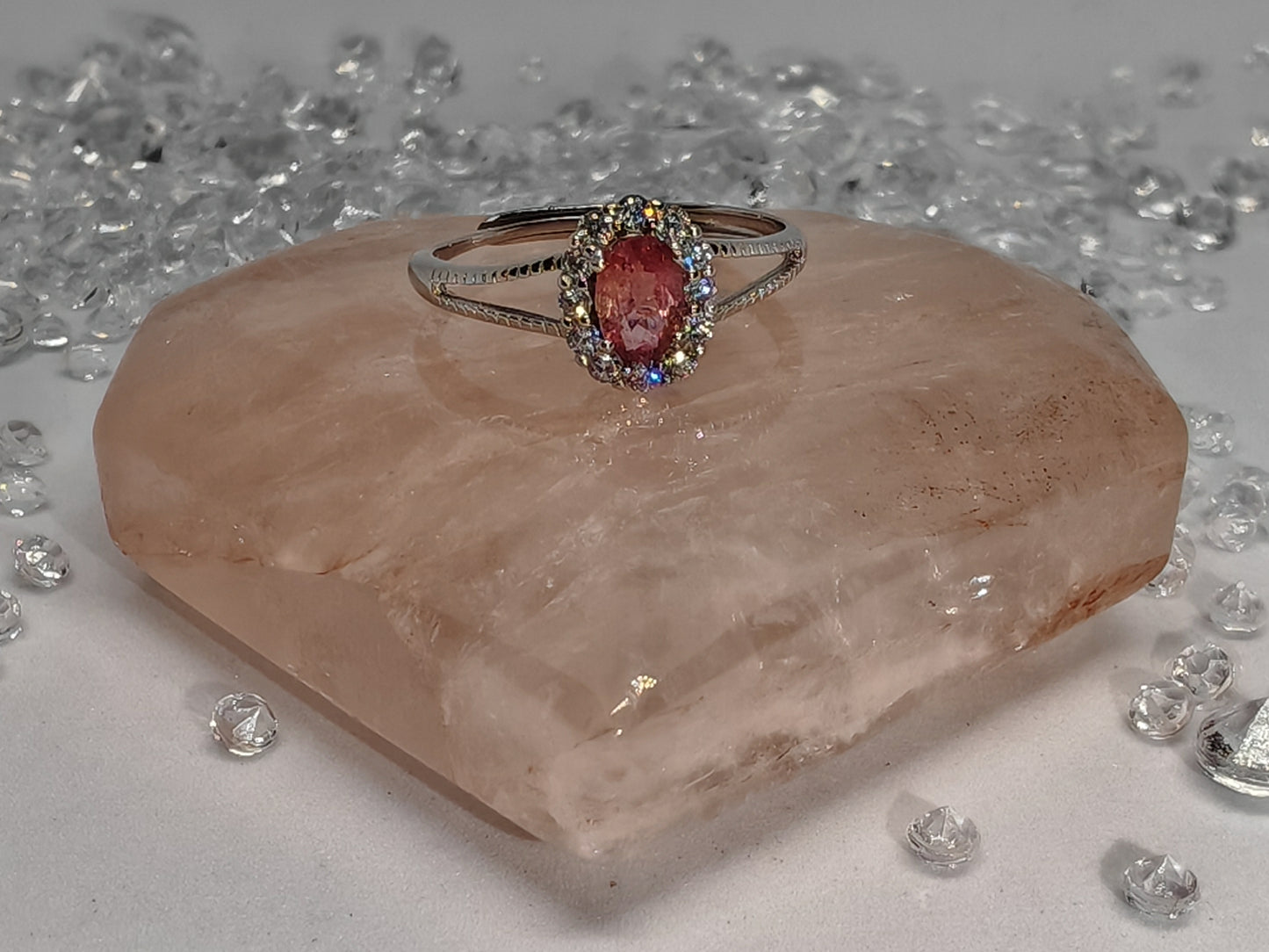 Elegant Tourmaline - Sterling Silver Adjustable Ring up to Size S