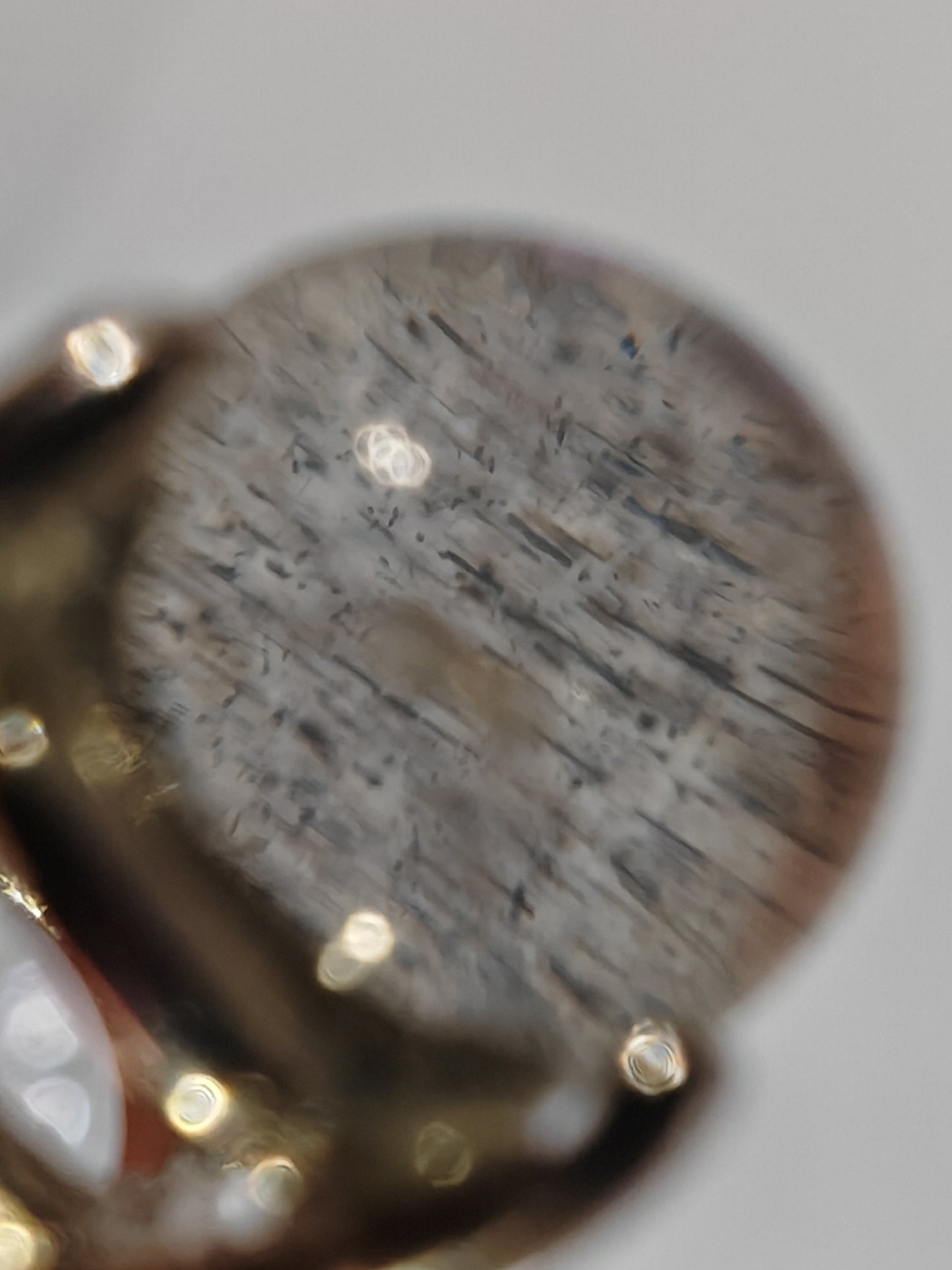 Labradorite Globes - Sterling Silver Adjustable Ring up to Size R