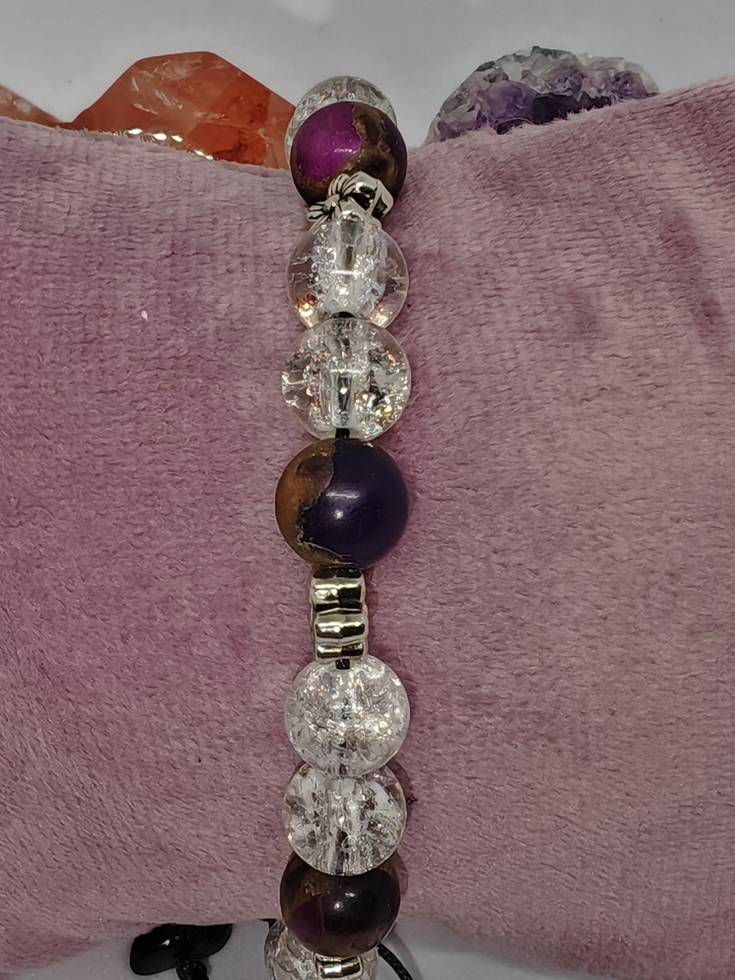 Cracked Cloisonne - Handmade Adjustable Bracelet