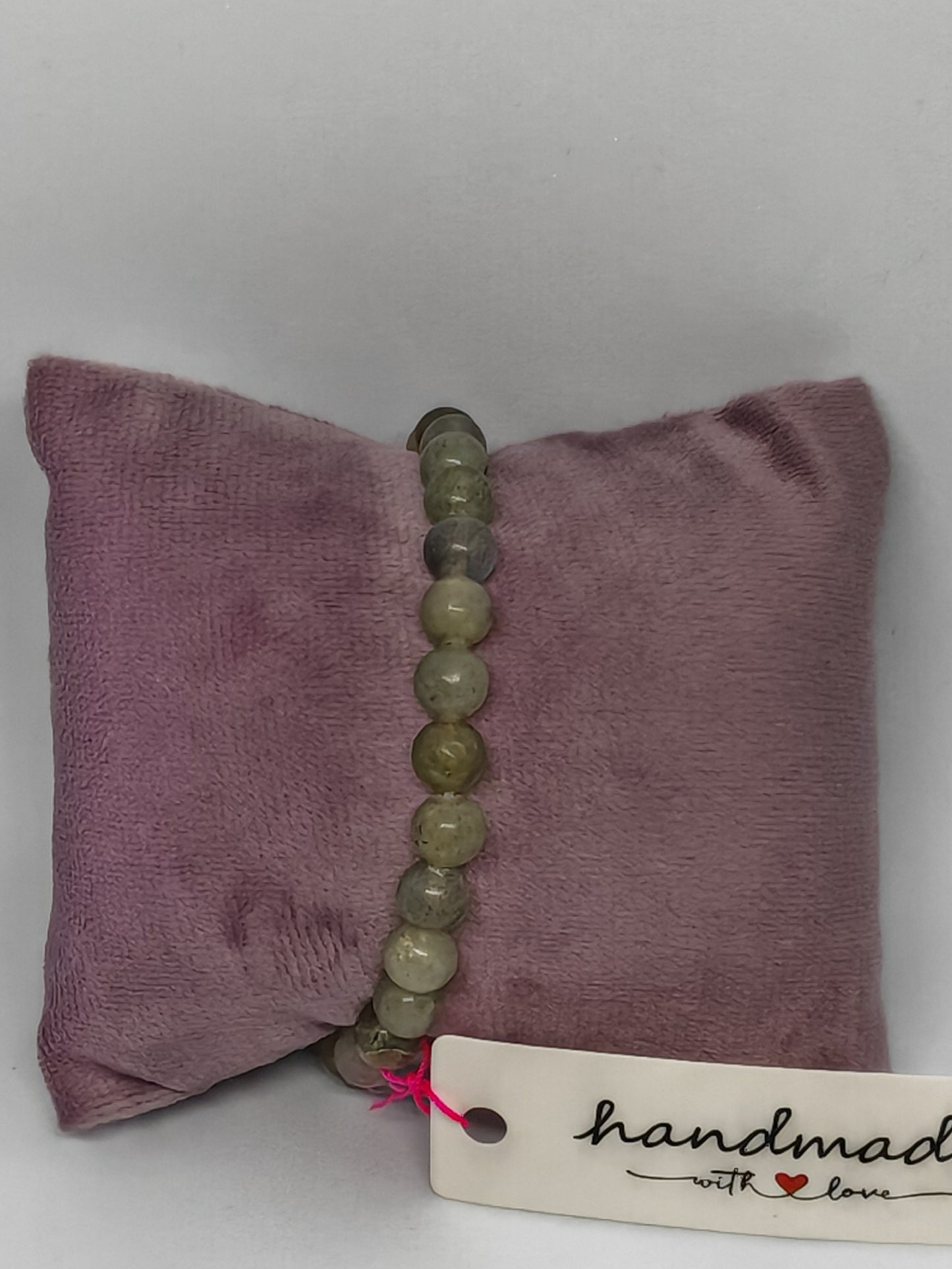 Greys and Greens - Grey Labradorite Bracelet - 16cm