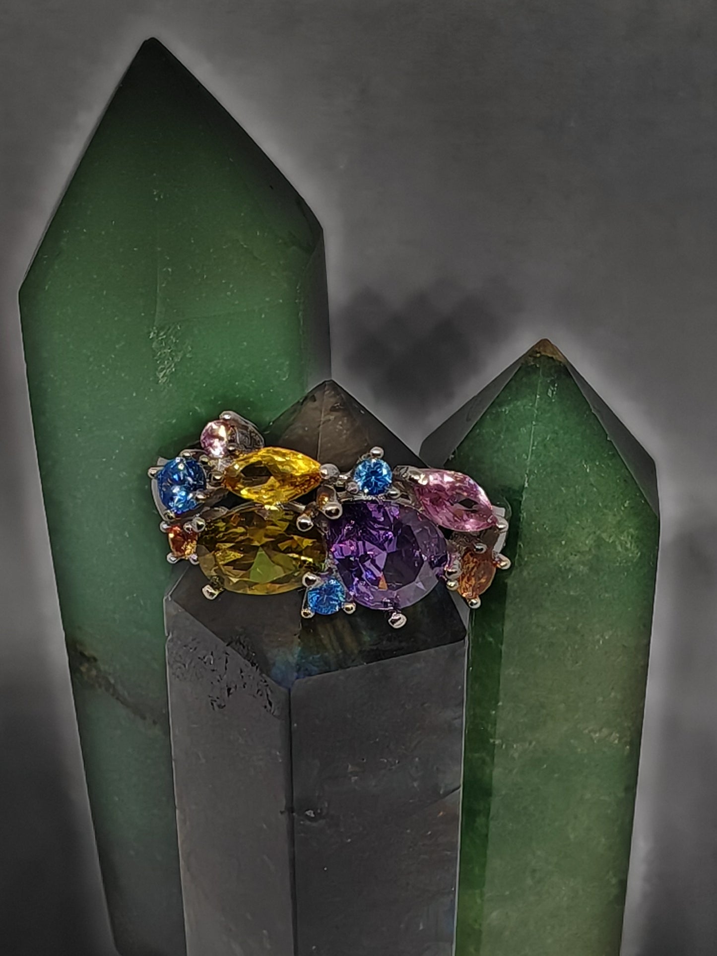 Spectrum Shine - Colourful Cubic Zirconia - Size Q