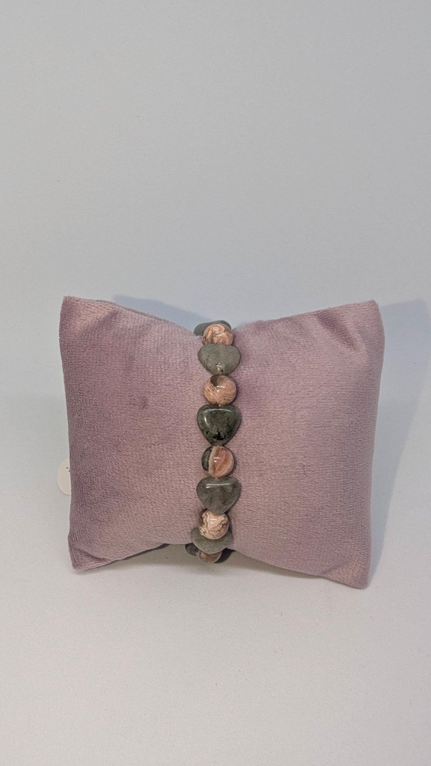 Labradorite Hearts & Pink Chaloncy