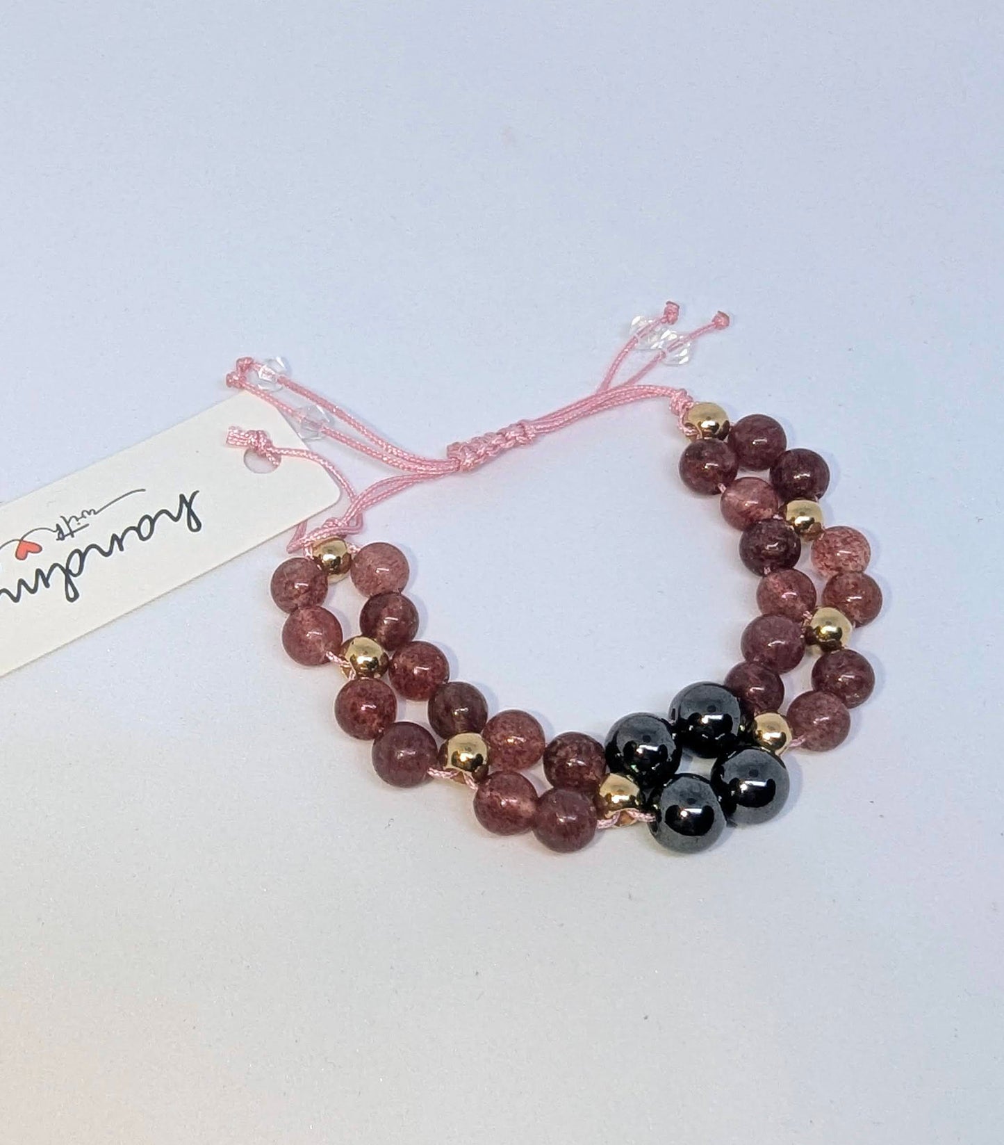 Quad Pattern - Adjustable Bracelet - Handmade