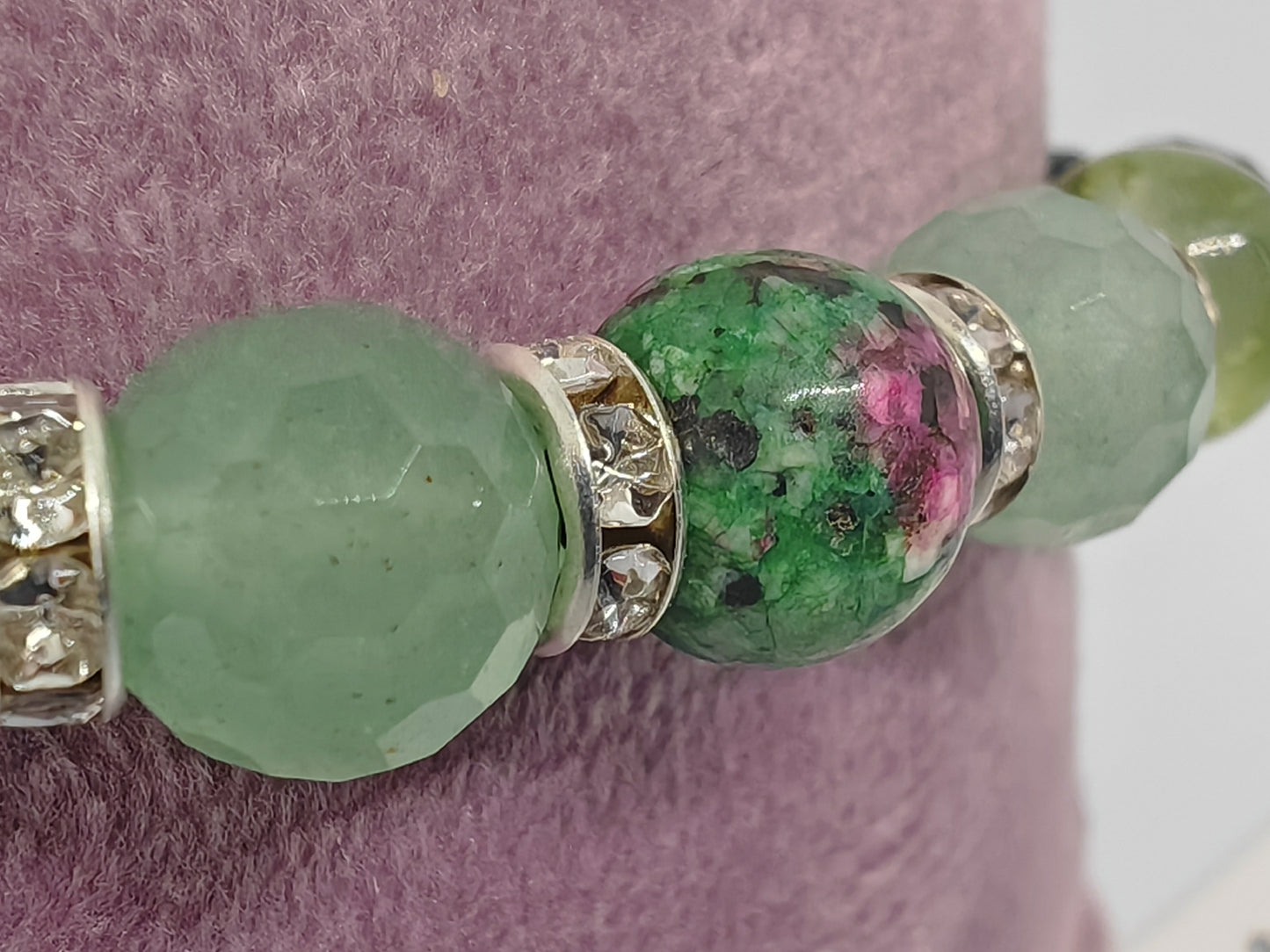 Pick and Mix - A Mix of Aventurine, Moss, Zoisite and Flourite - 16cm