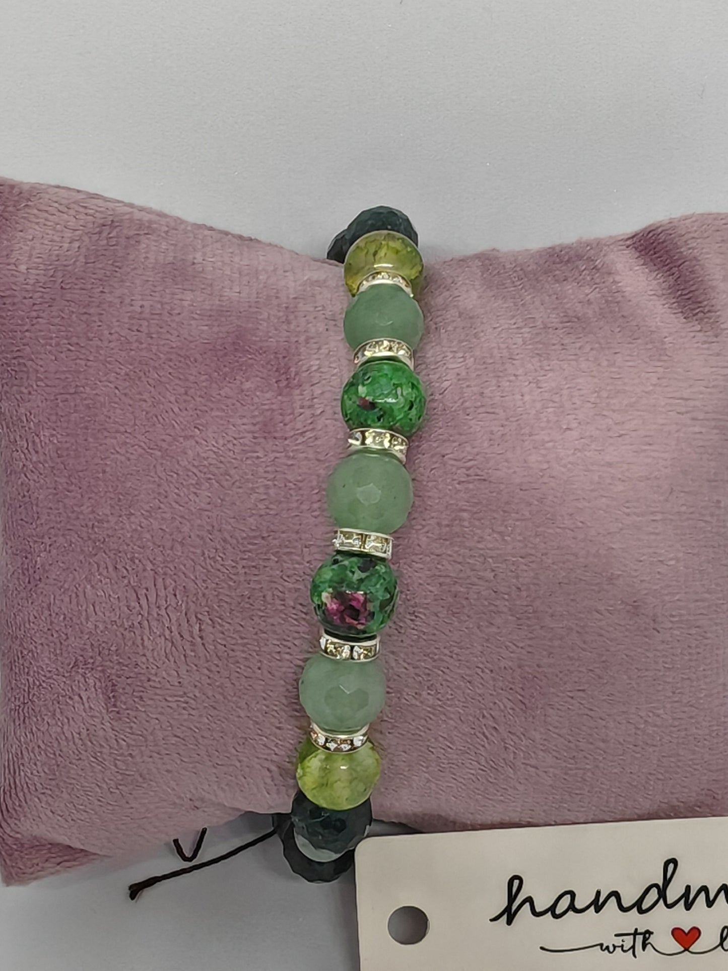 Pick and Mix - A Mix of Aventurine, Moss, Zoisite and Flourite - 16cm