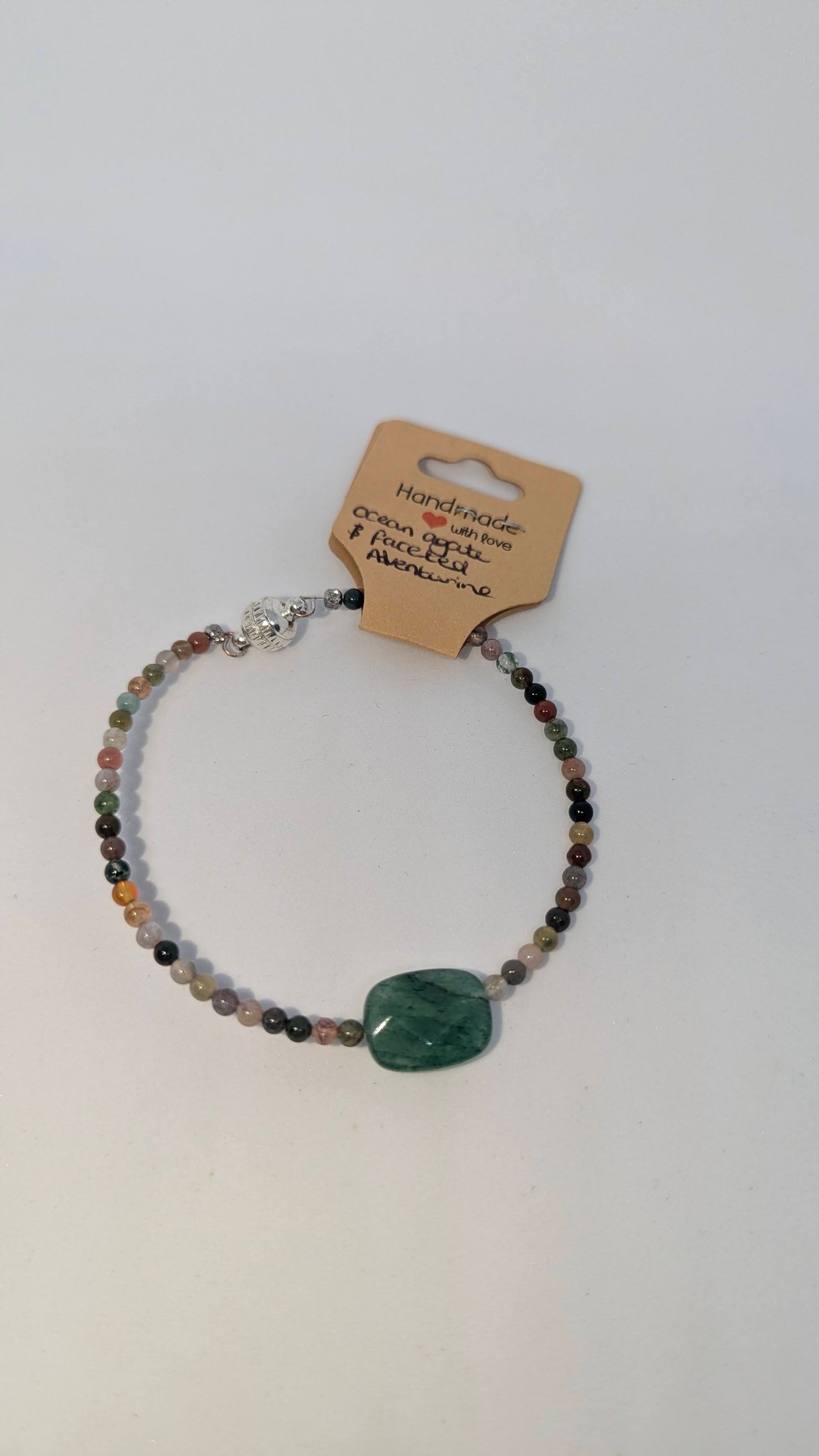 Ocean Agate & Faceted Aventurine