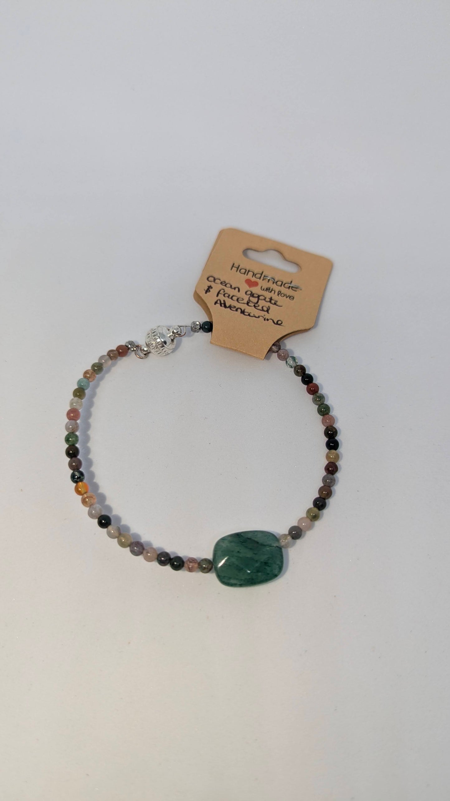 Ocean Agate & Faceted Aventurine