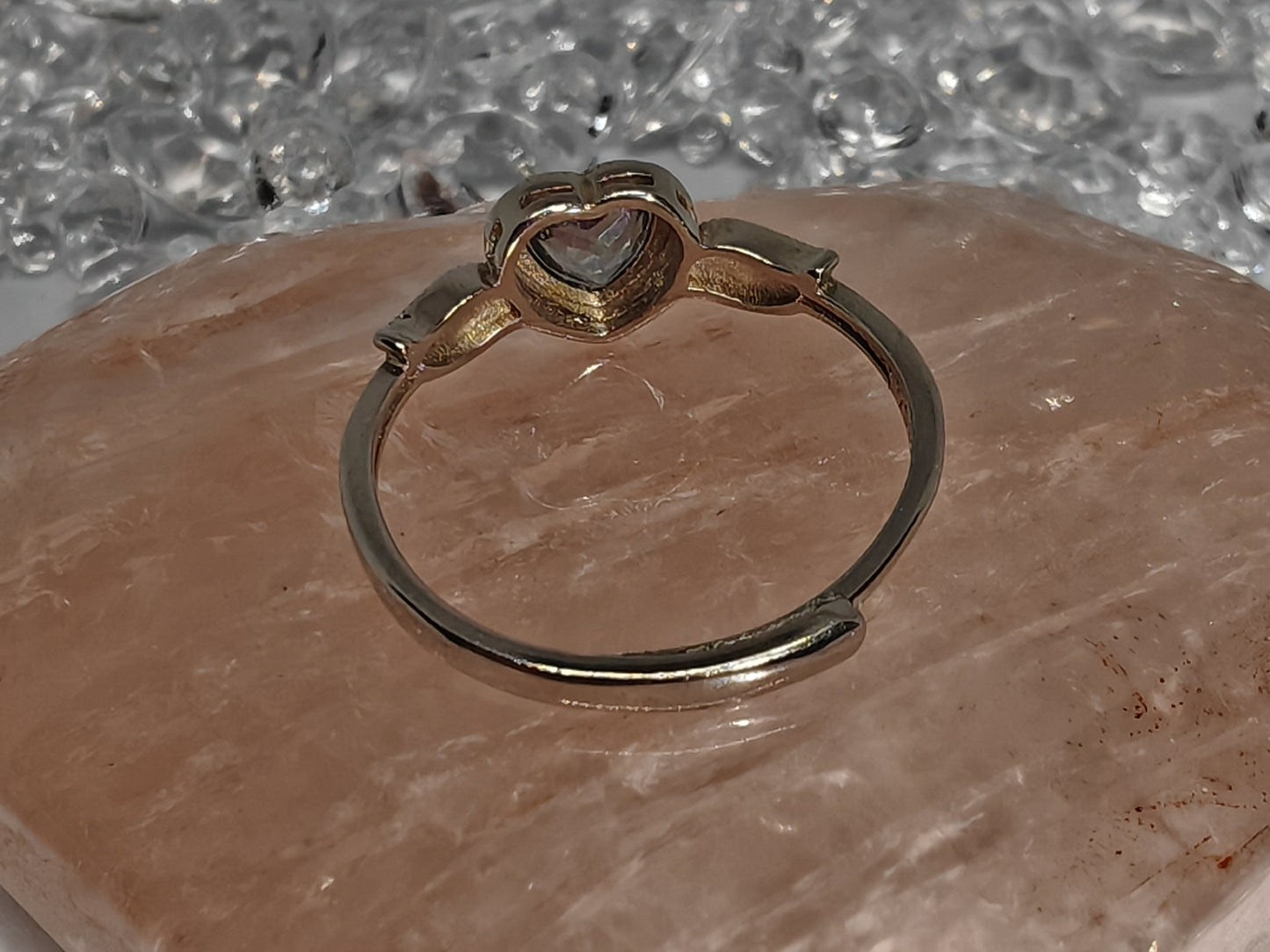 Mystic Angel - Sterling Silver Adjustable Ring up to Size R