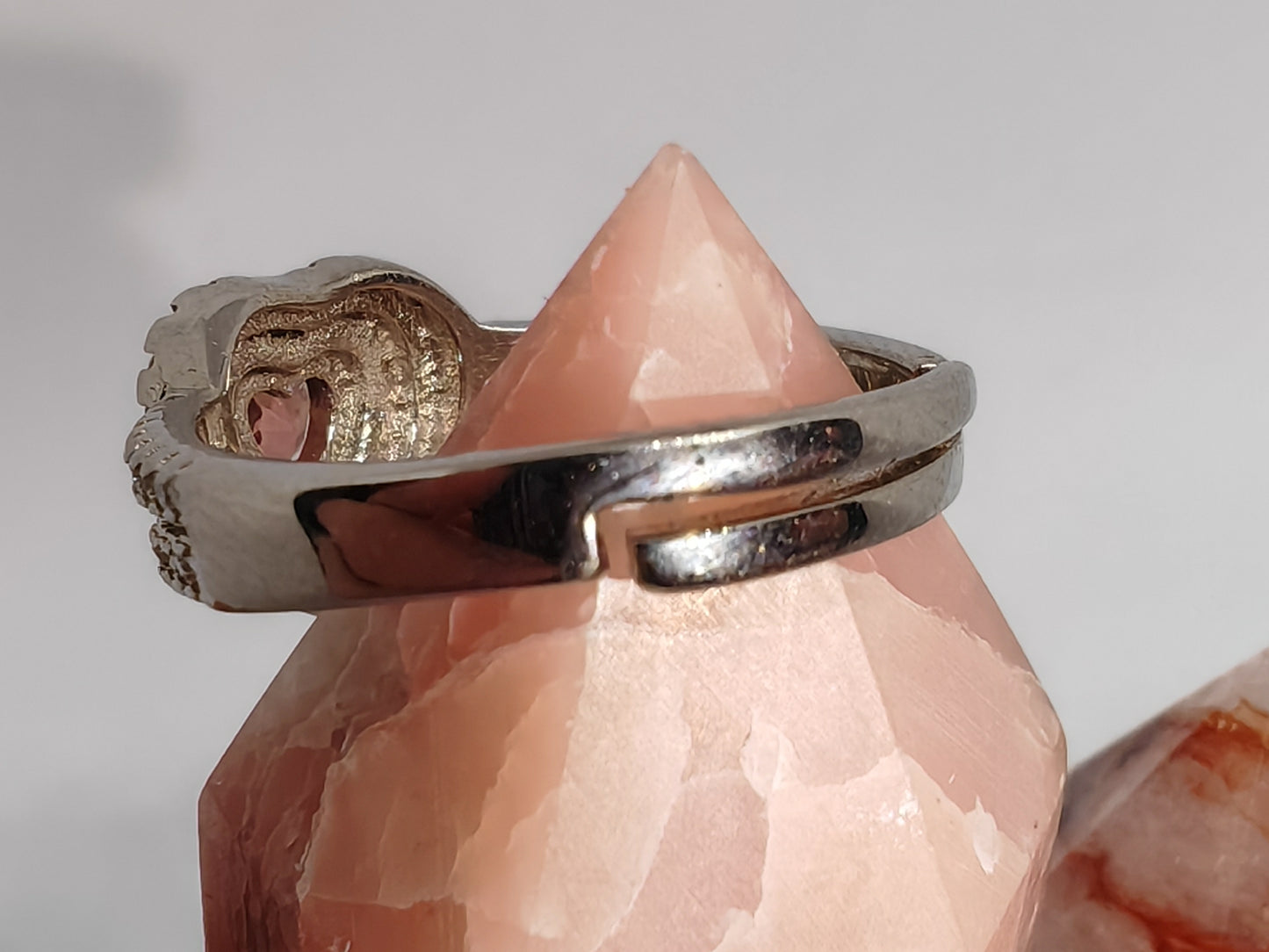 Heart of Diamonds - Tourmaline and Cubic - Adjustable up to Size S