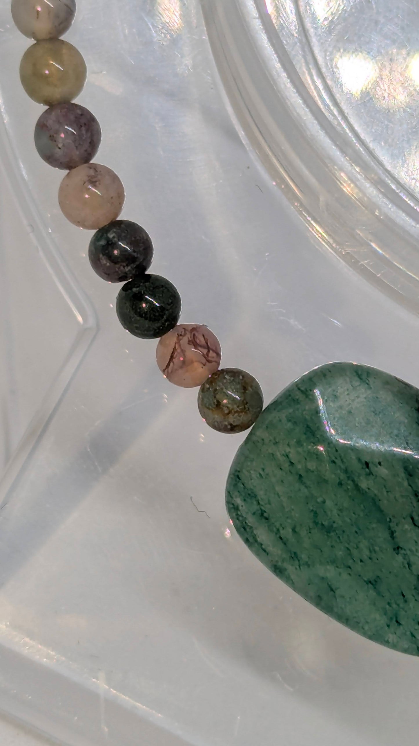 Ocean Agate & Faceted Aventurine