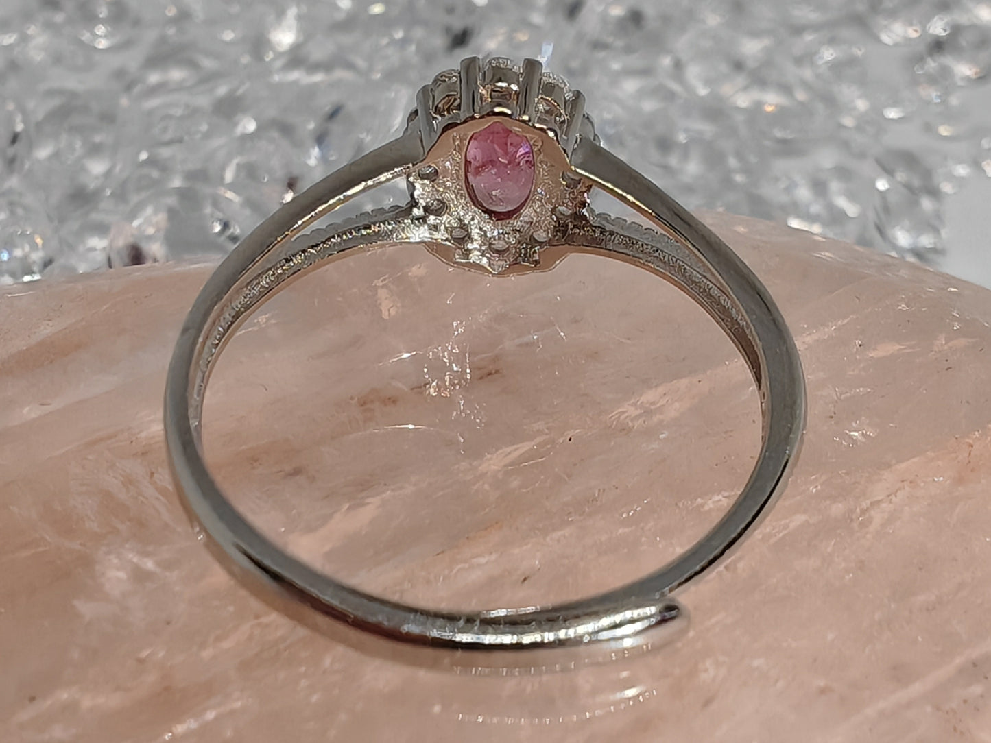 Elegant Tourmaline - Sterling Silver Adjustable Ring up to Size S