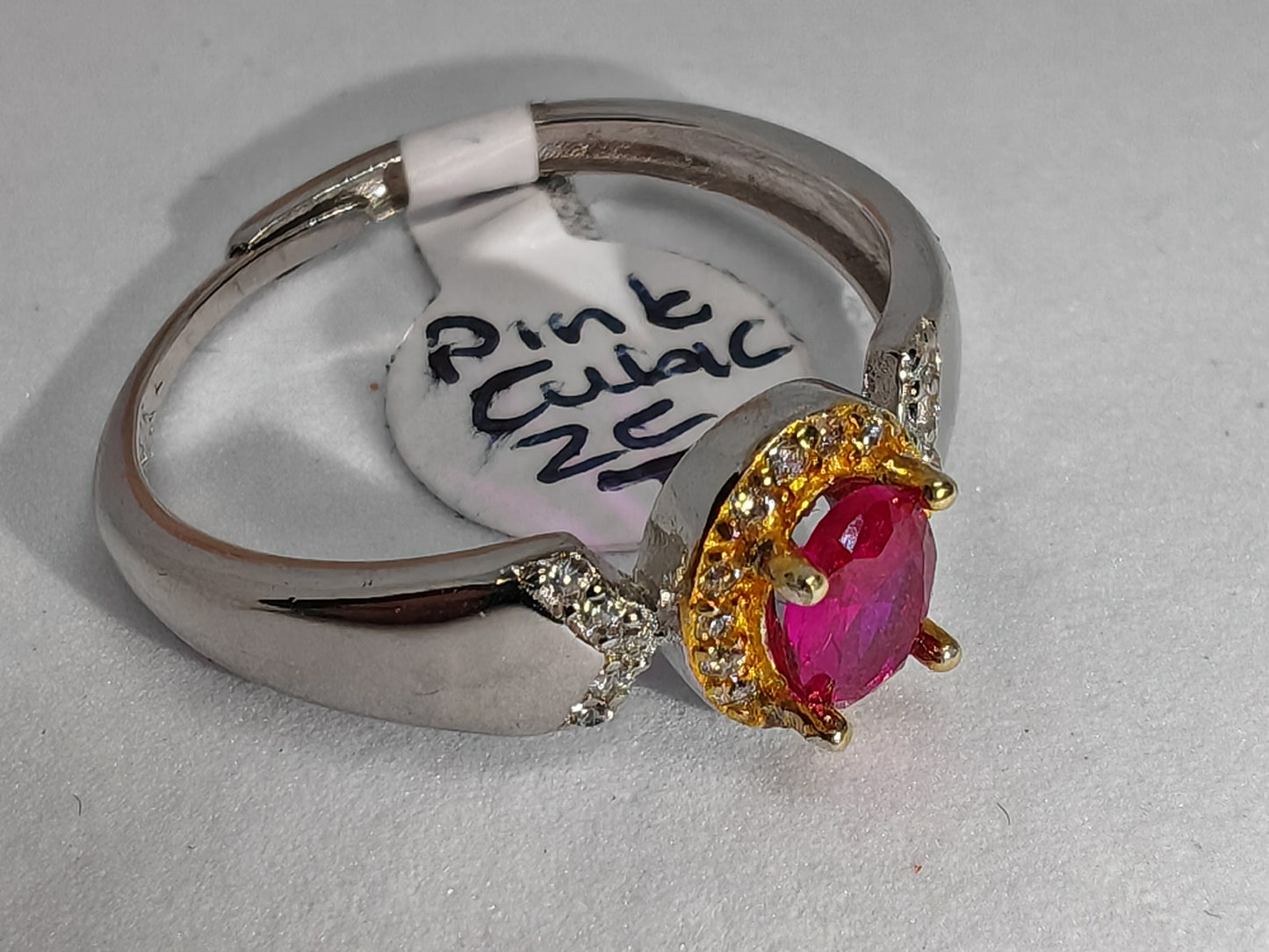 Red Gold and Bling - Red Ruby - Adjustable up to a T