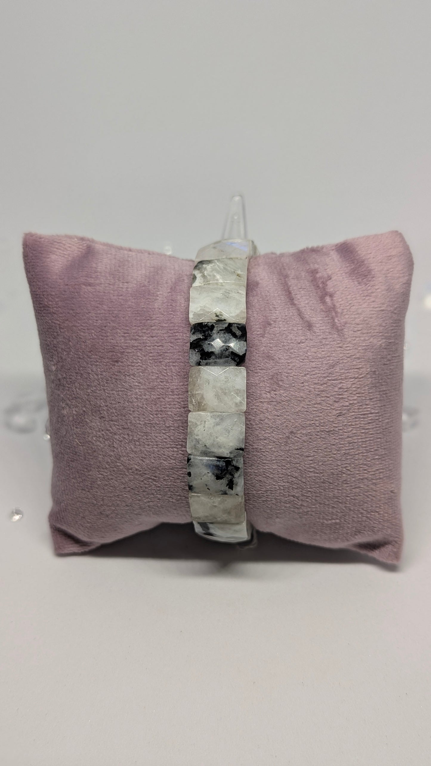 Moonstone Marble - Beautiful Statement Bracelet - 17cm