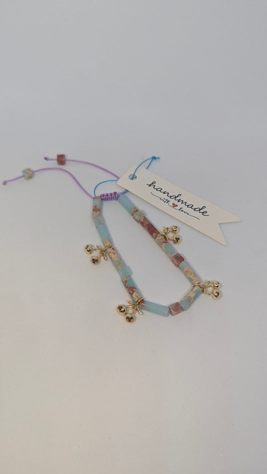 Shoushan Jasper & Cherries