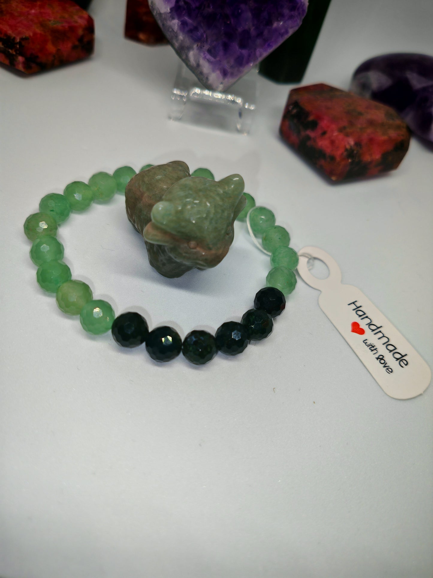 Green aventurine and Green moss