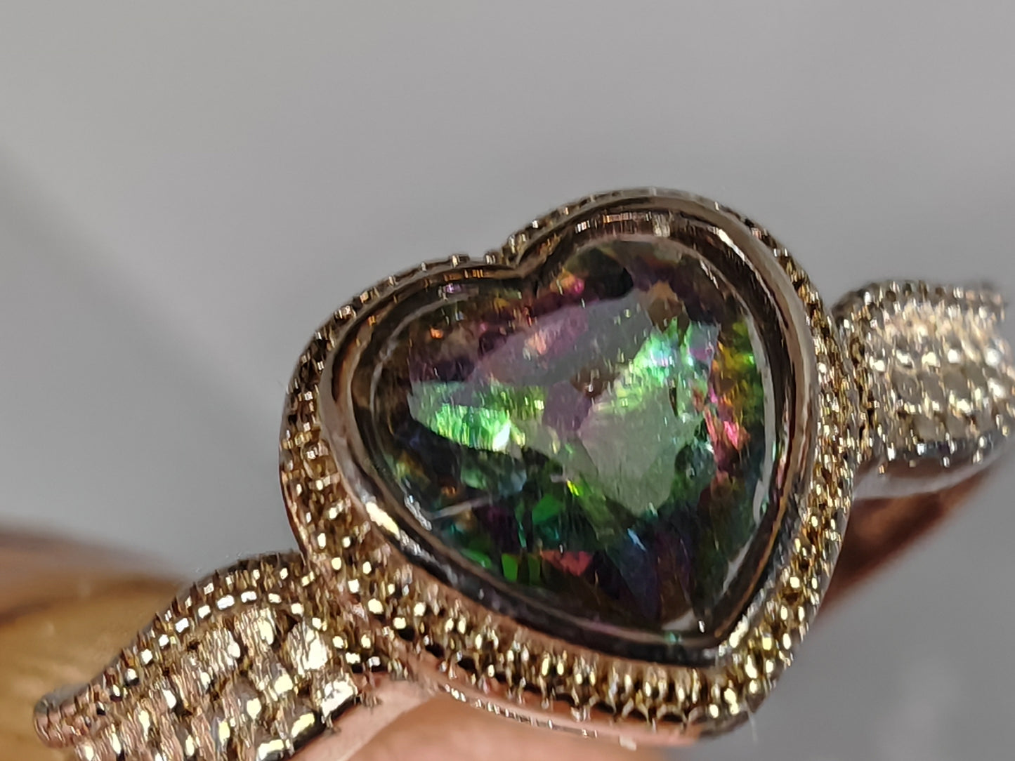 Mystic Angel - Sterling Silver Adjustable Ring up to Size R