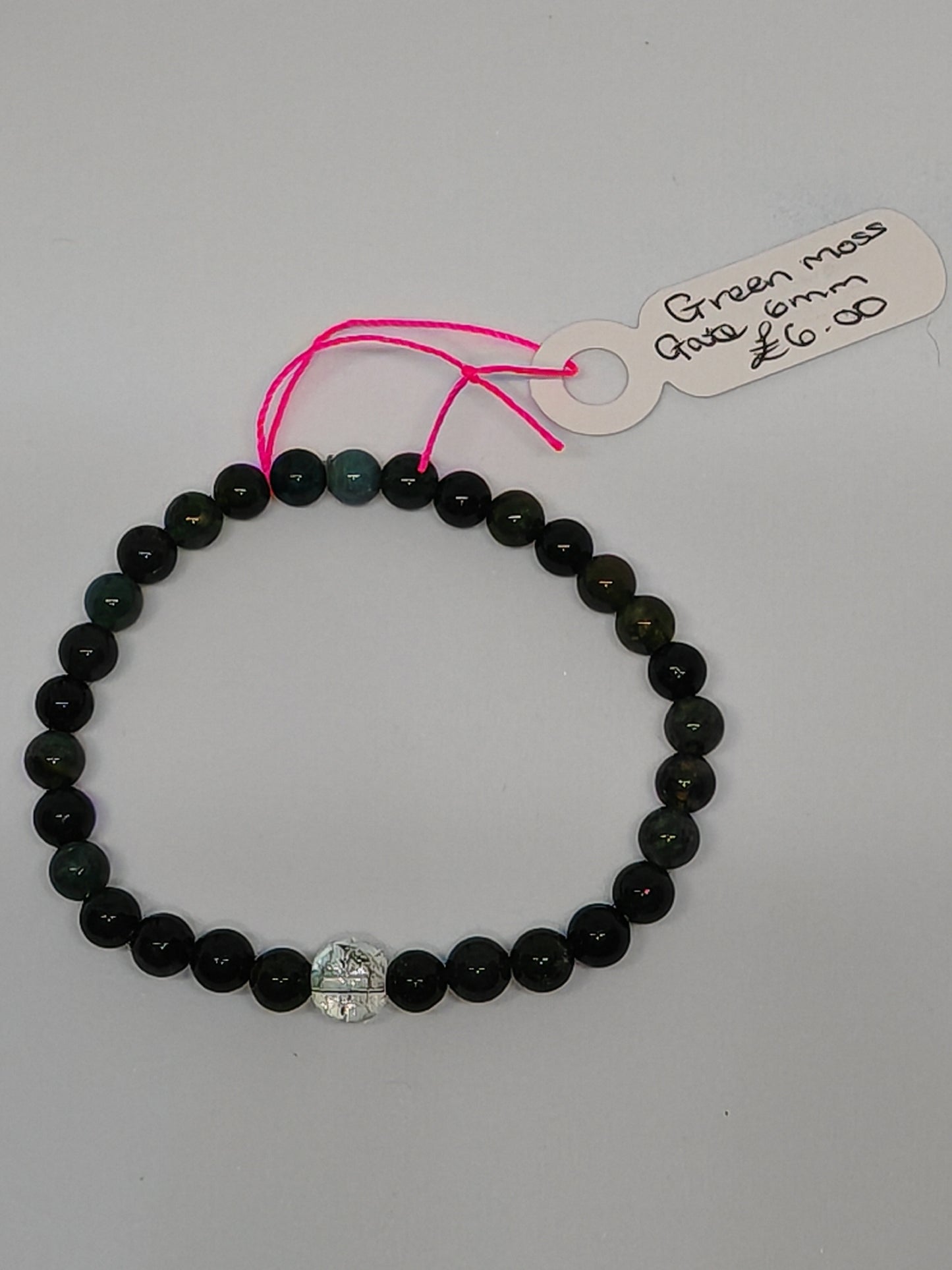 Green Moss with clear quarts