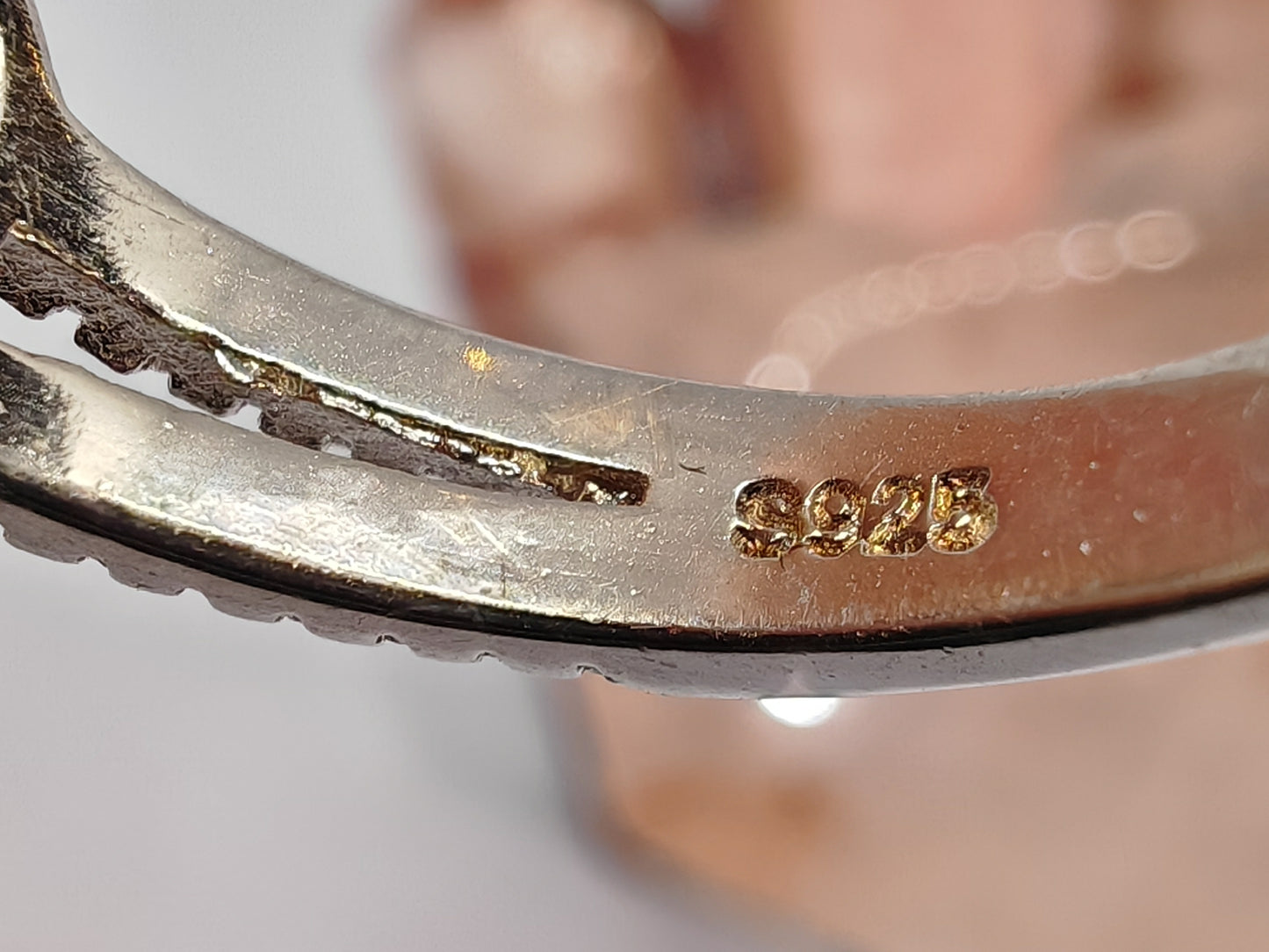 Heart of Diamonds - Tourmaline and Cubic - Adjustable up to Size S