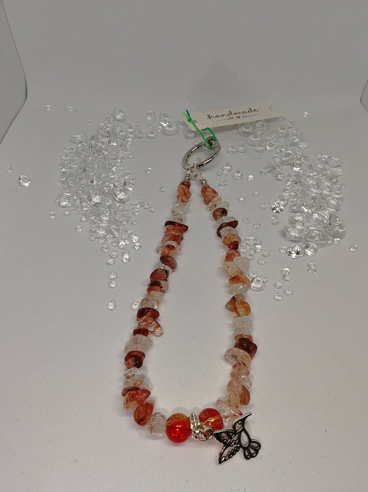 Hummingbird Phone Charm Wristlets