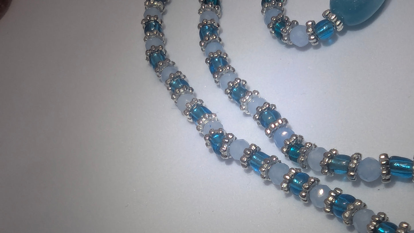 Aquamarine Set - Ring, Bracelet and Anklet