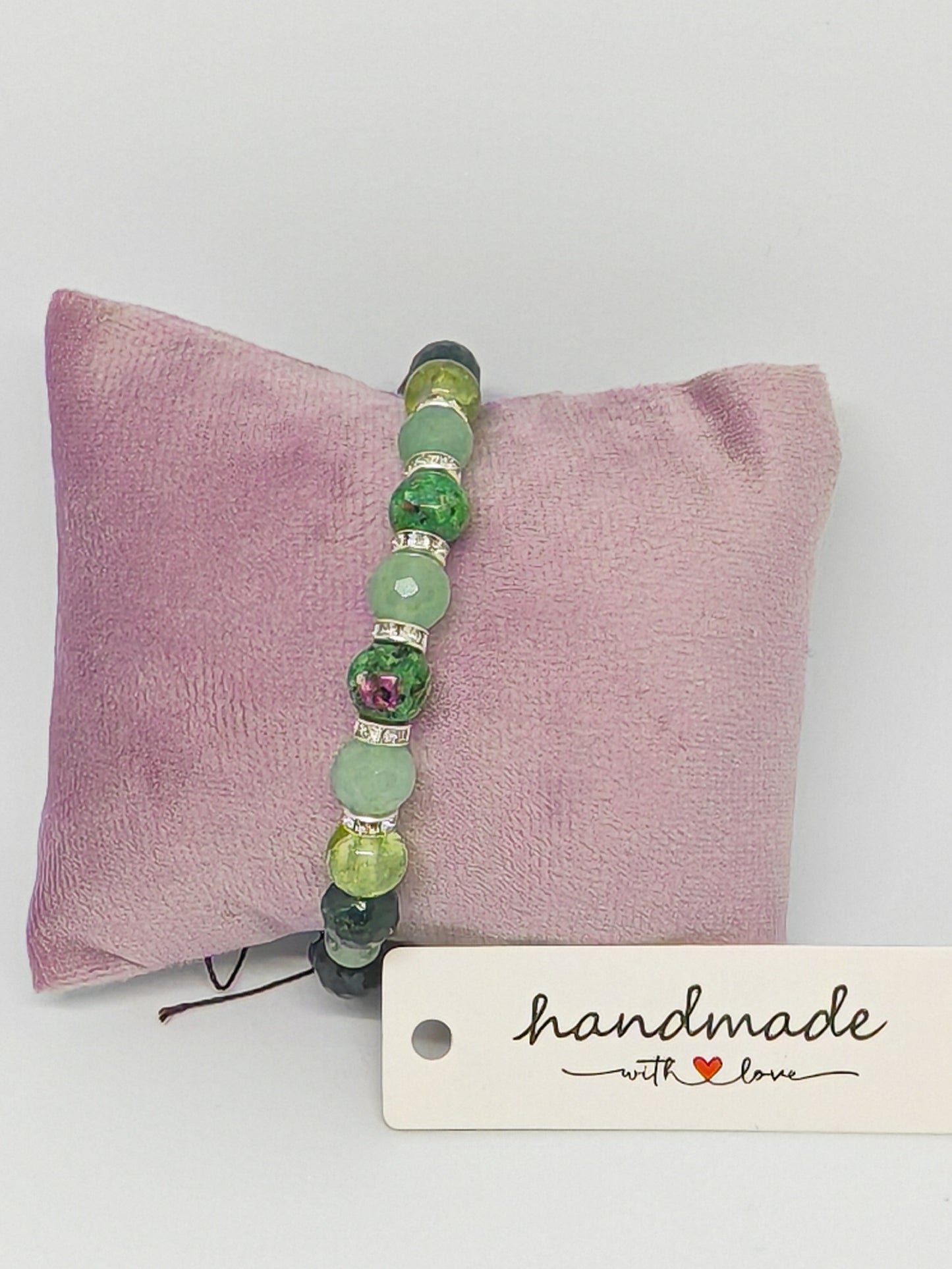 Pick and Mix - A Mix of Aventurine, Moss, Zoisite and Flourite - 16cm