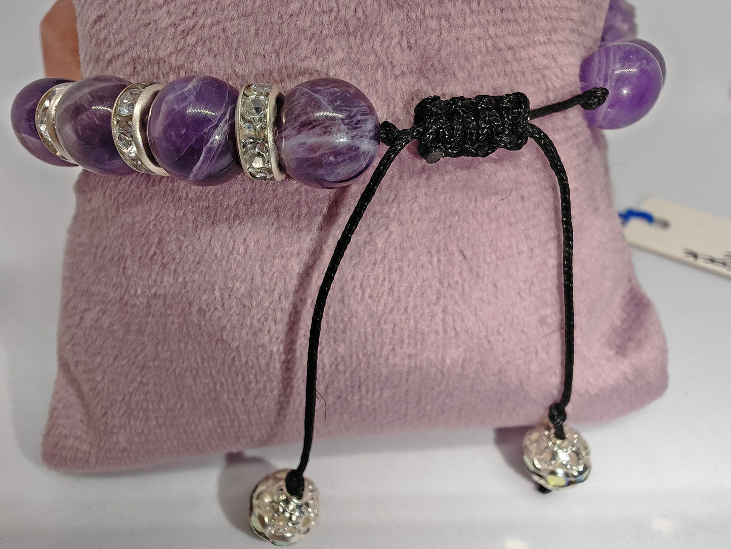 The Obsidian Peacock - Handmade Adjustable Braclet