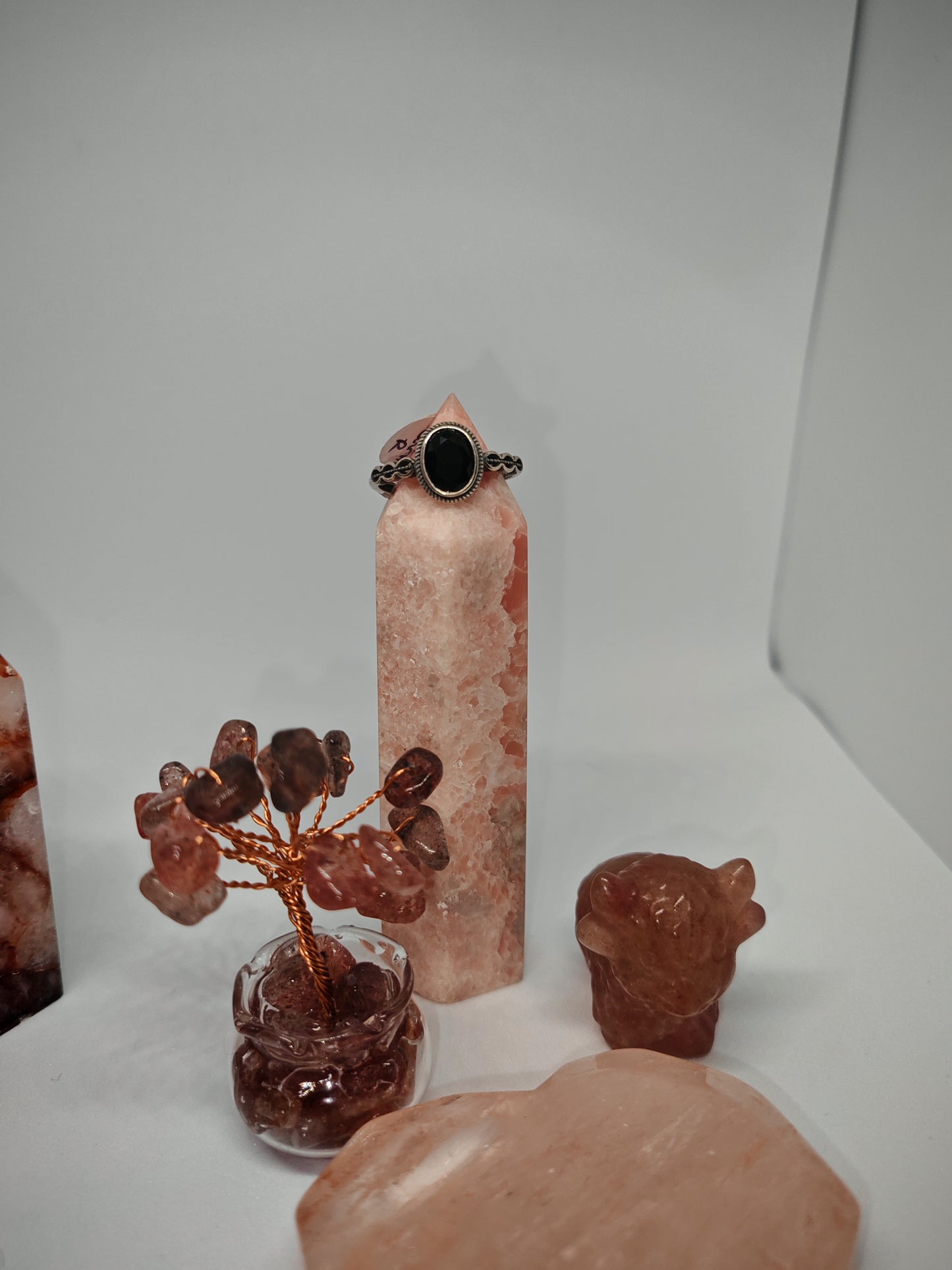 Oval Amethyst/ Sunstone/ Garnet Vintage - A Vintage Look with a Beaded Frame up to Size (R)