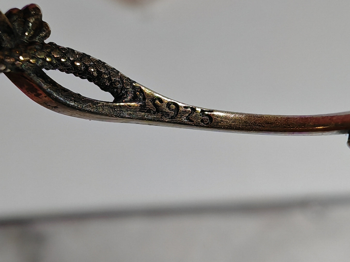 The Snakes Treasure - Sterling Silver Adjustable Ring up to Size T