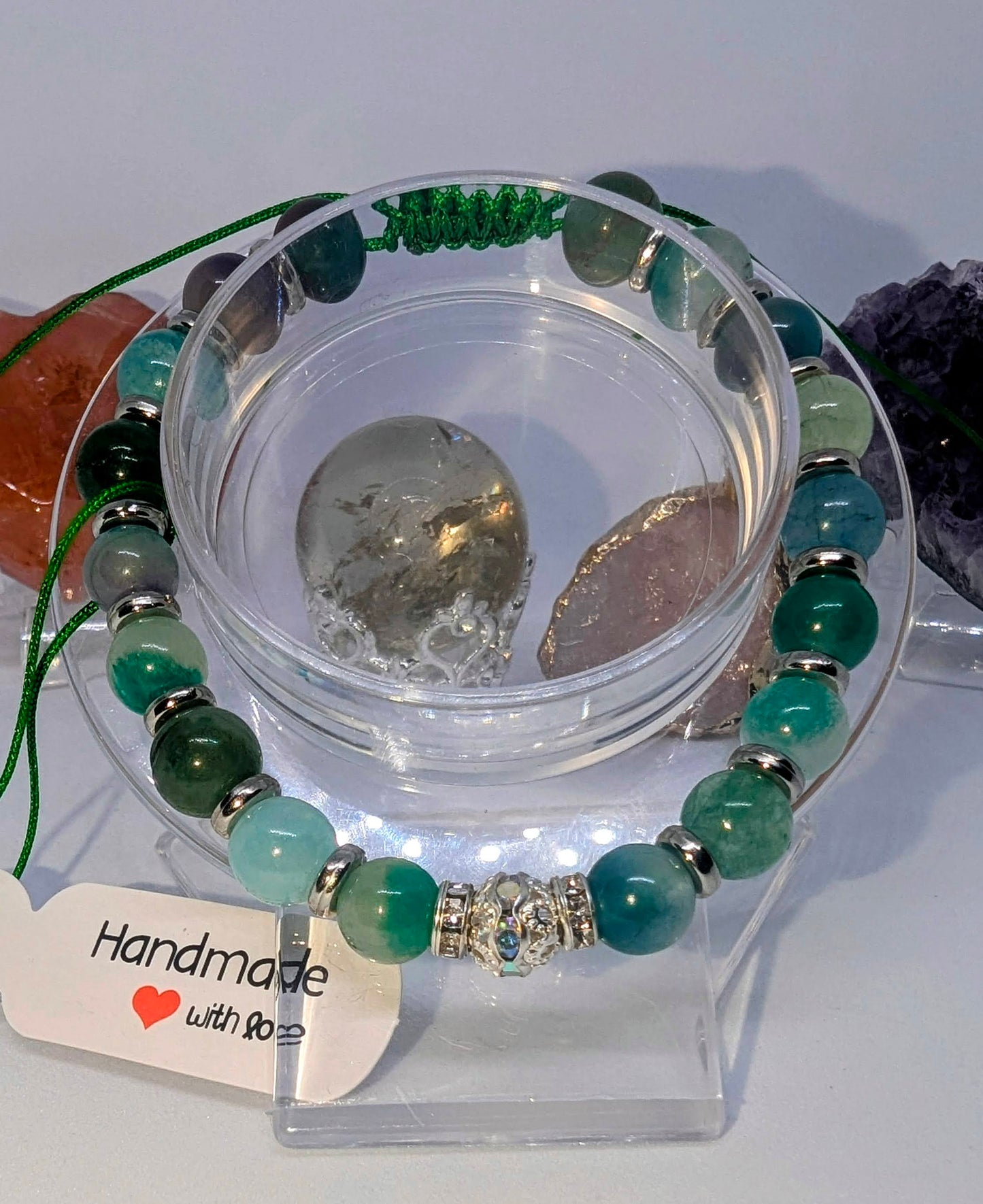 Mixed Agate - Handmade Adjustable Bracelet