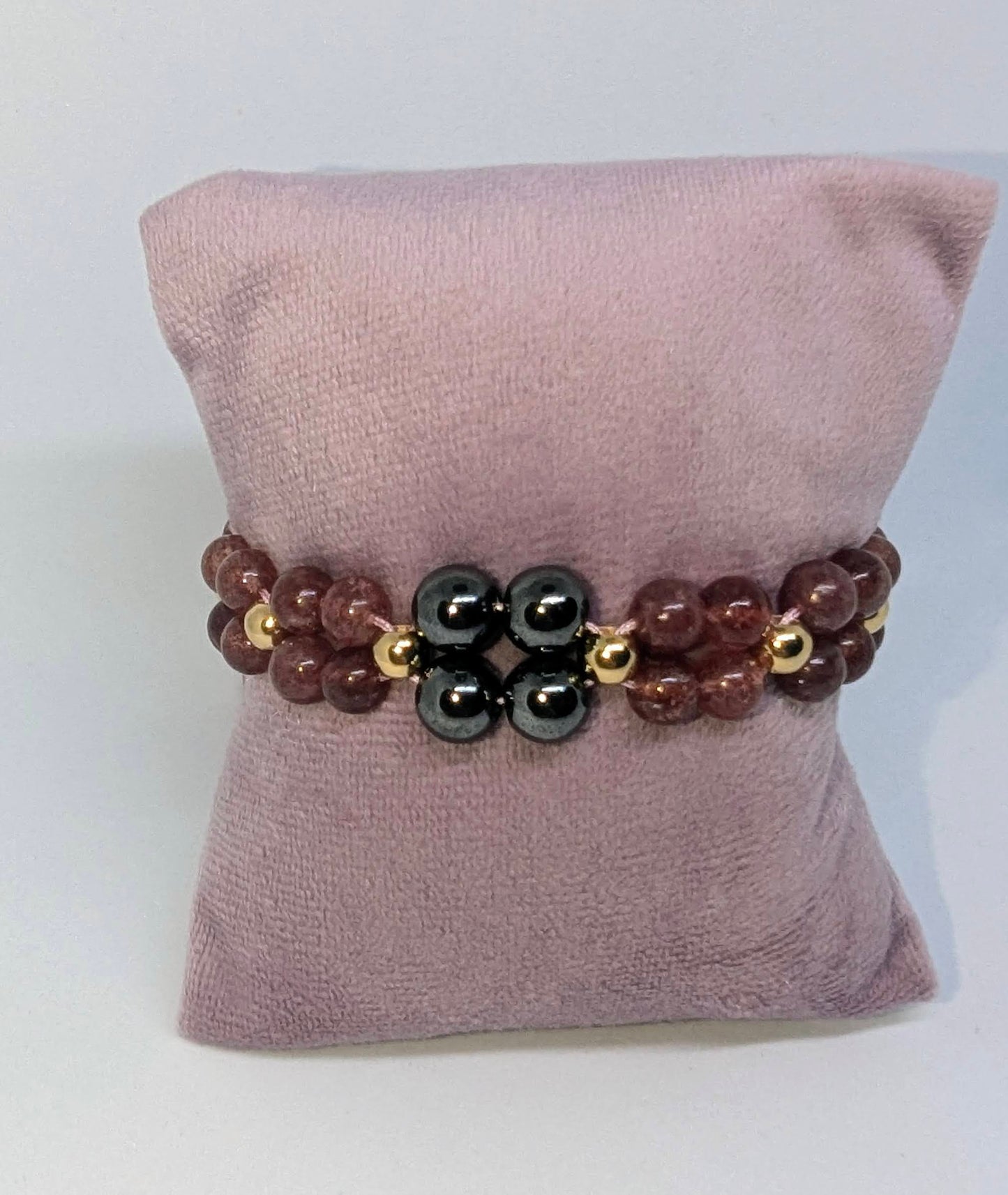 Quad Pattern - Adjustable Bracelet - Handmade