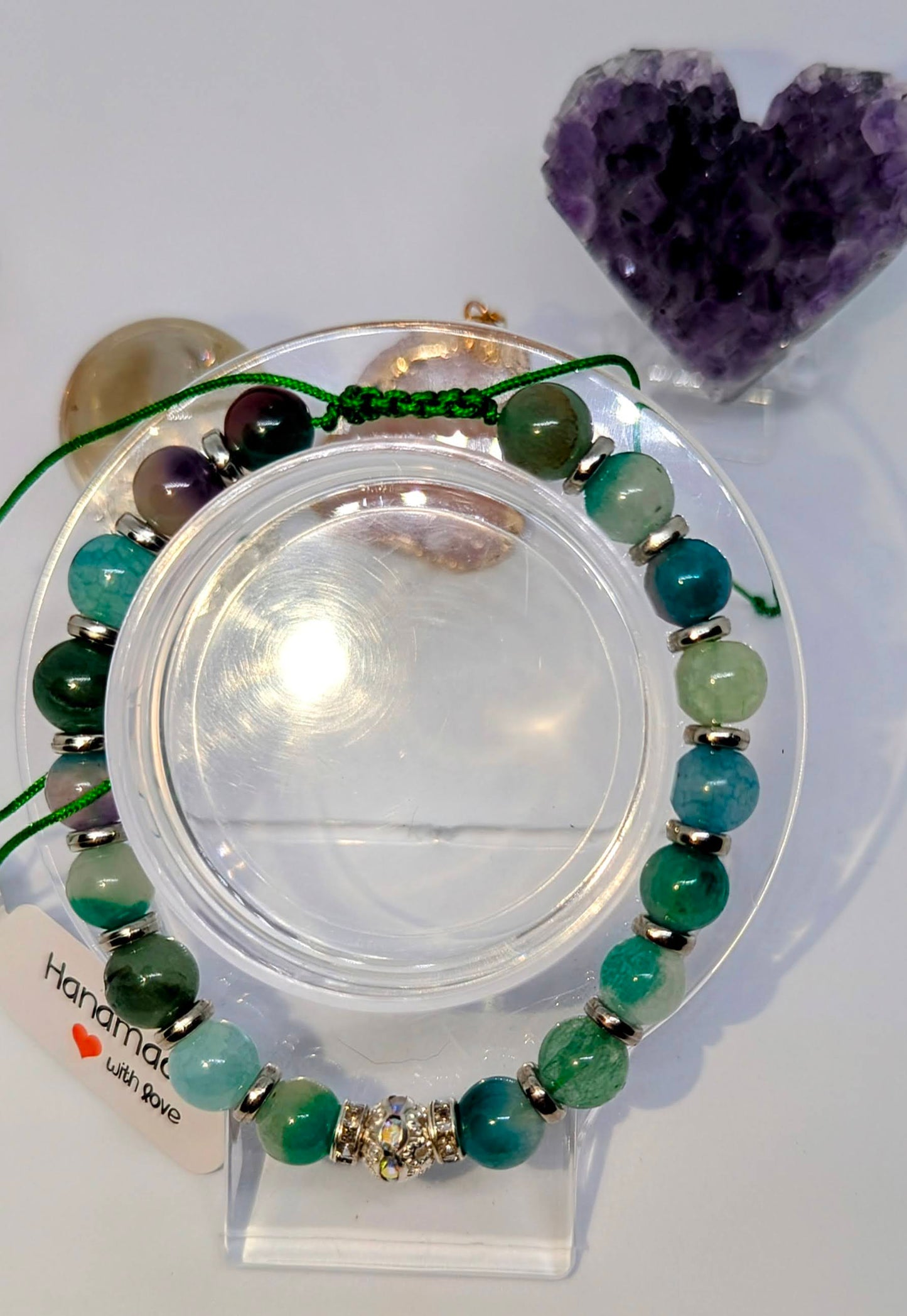 Mixed Agate - Handmade Adjustable Bracelet